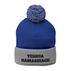 Yeshua Hamashiach Pom-Pom Knit Cap (Embroidery)