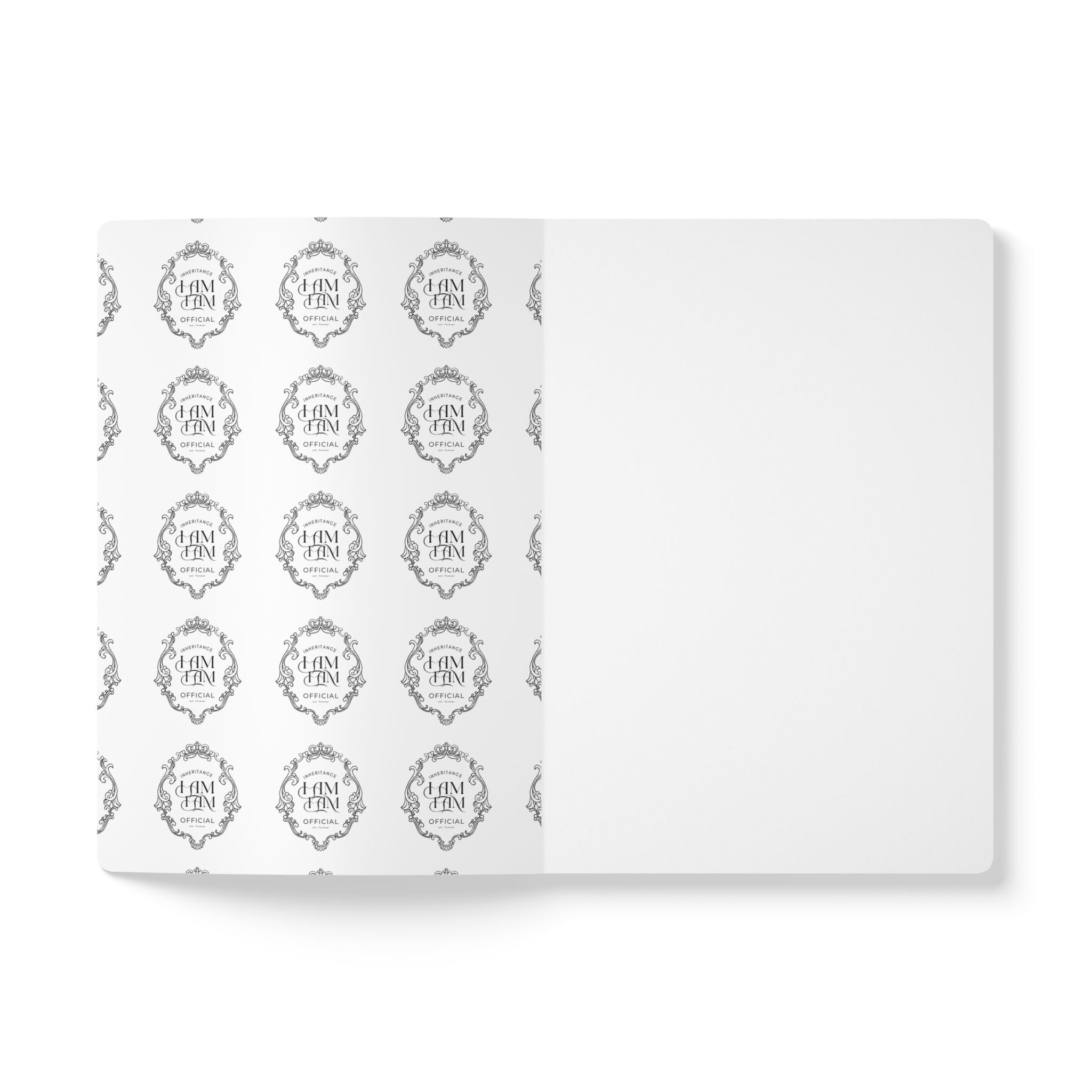 Psalm 23- Lie Down In Green Pastures-Softcover Journal