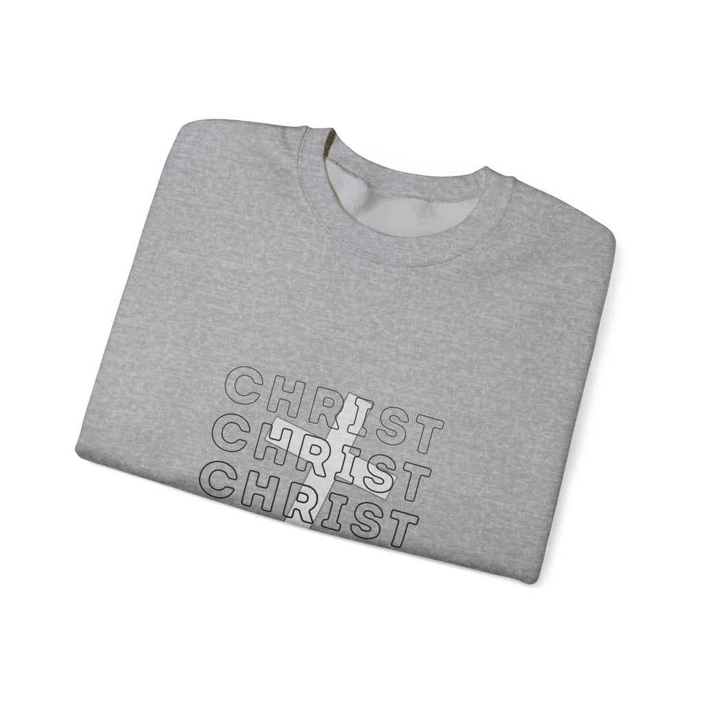 “Jesus Christ Over Everything” Crewneck Sweatshirt