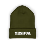 “YESHUA” Embroidered Cuffed Beanie