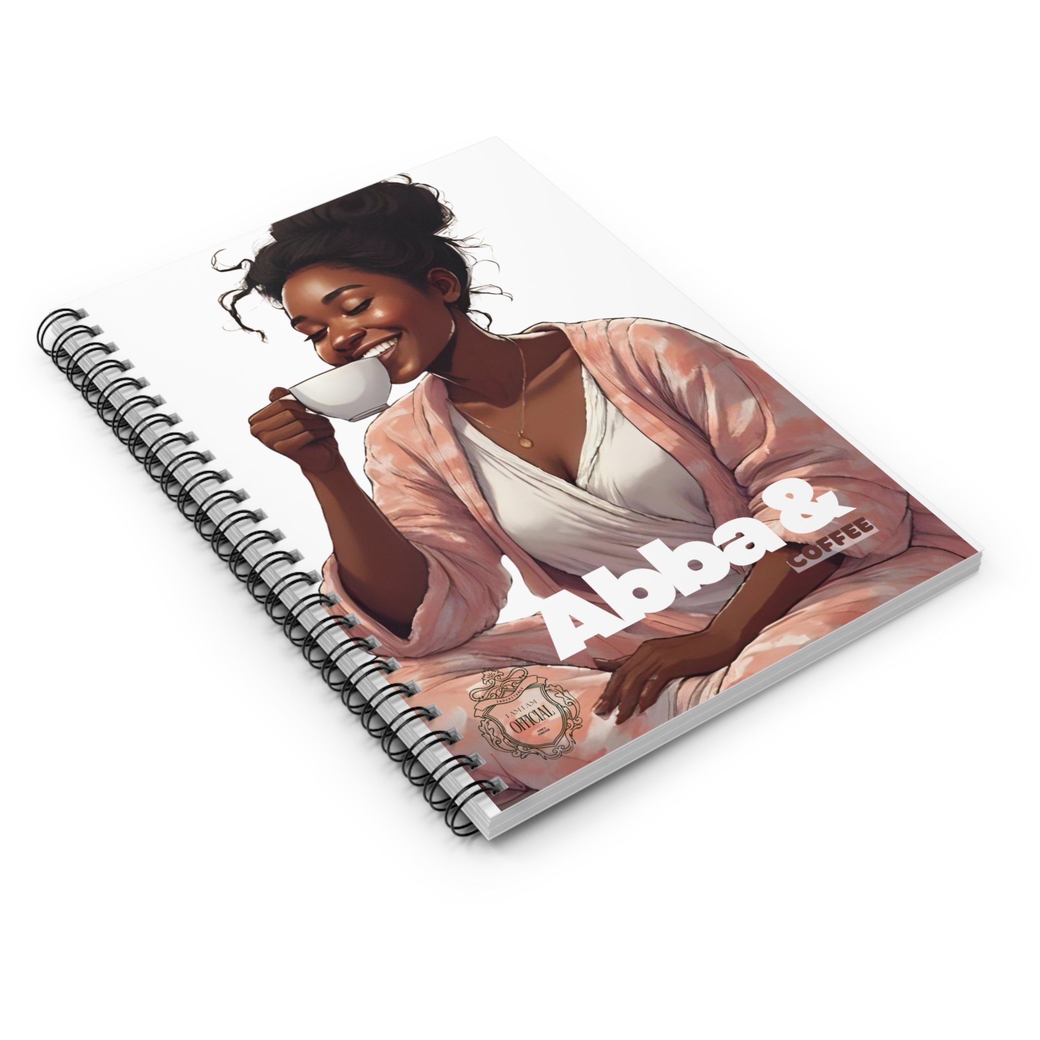 Abba & Coffee Version 01- Spiral Notebook