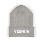 “YESHUA” Embroidered Cuffed Beanie