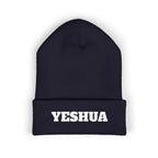 “YESHUA” Embroidered Cuffed Beanie
