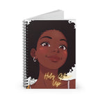 The "Holy Glow-Up" Spiral Notebook – Ruled Journal for Notes