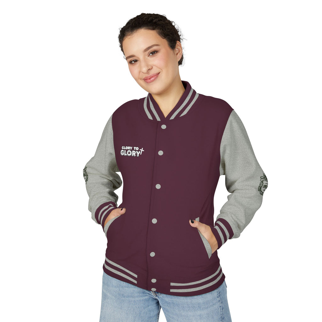 Glory to Glory Varsity Letterman Jacket