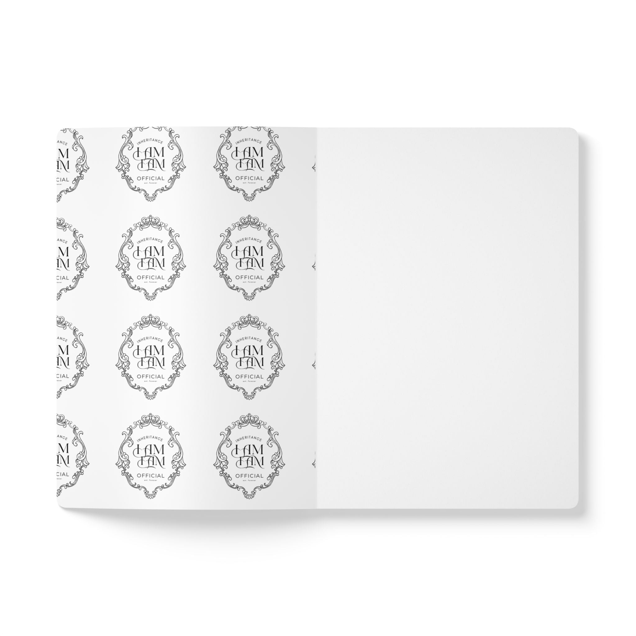 “The Holy Glow-Up” Beige Softcover Journal