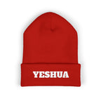 “YESHUA” Embroidered Cuffed Beanie