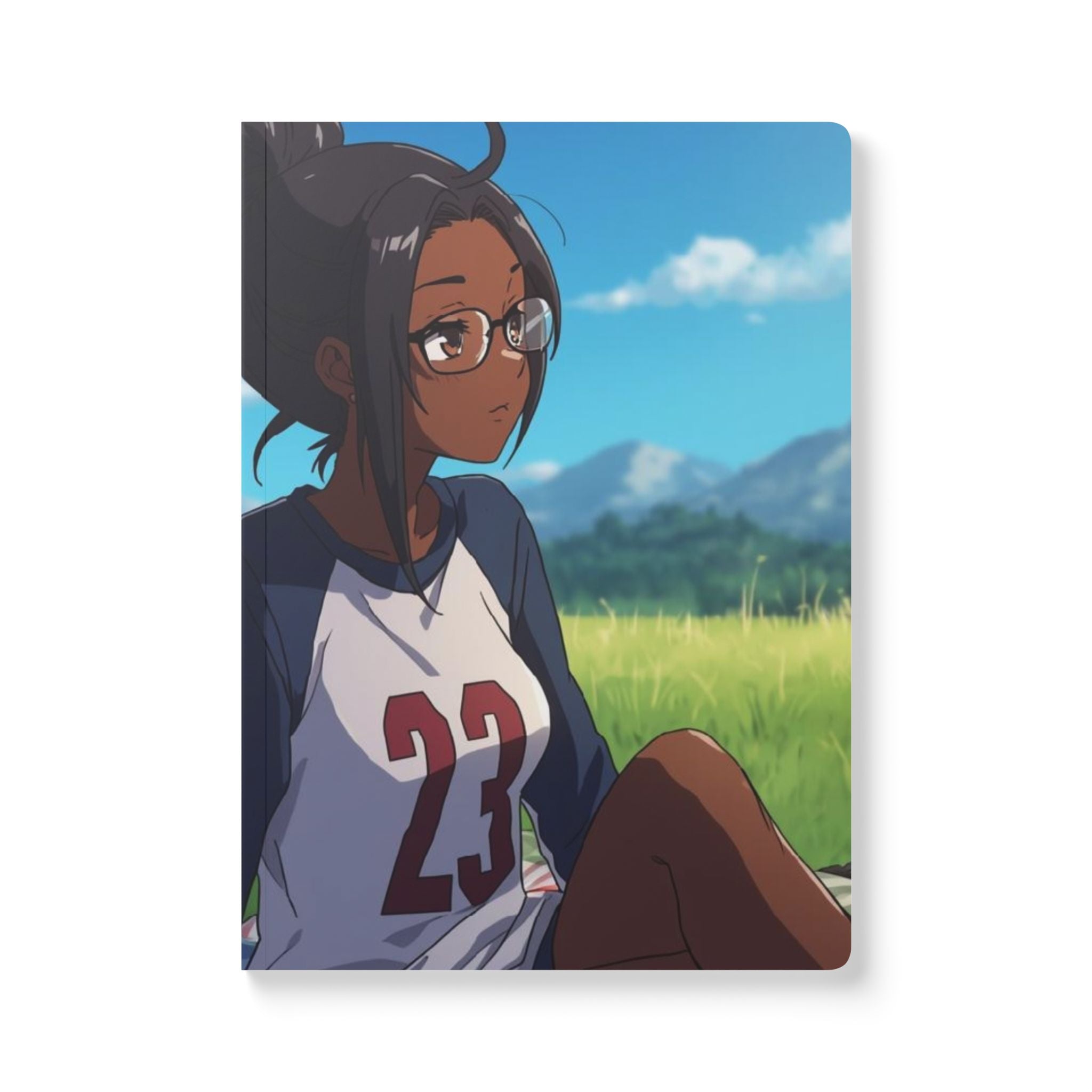 Psalm 23- Lie Down In Green Pastures-Softcover Journal