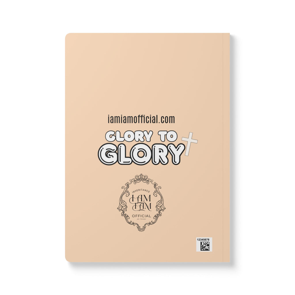 “The Holy Glow-Up” Beige Softcover Journal