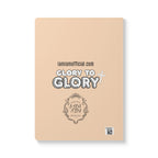 “The Holy Glow-Up” Beige Softcover Journal
