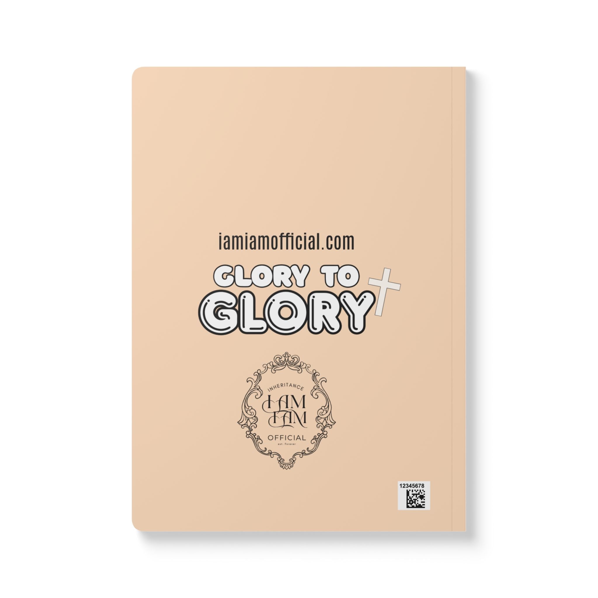 “The Holy Glow-Up” Beige Softcover Journal