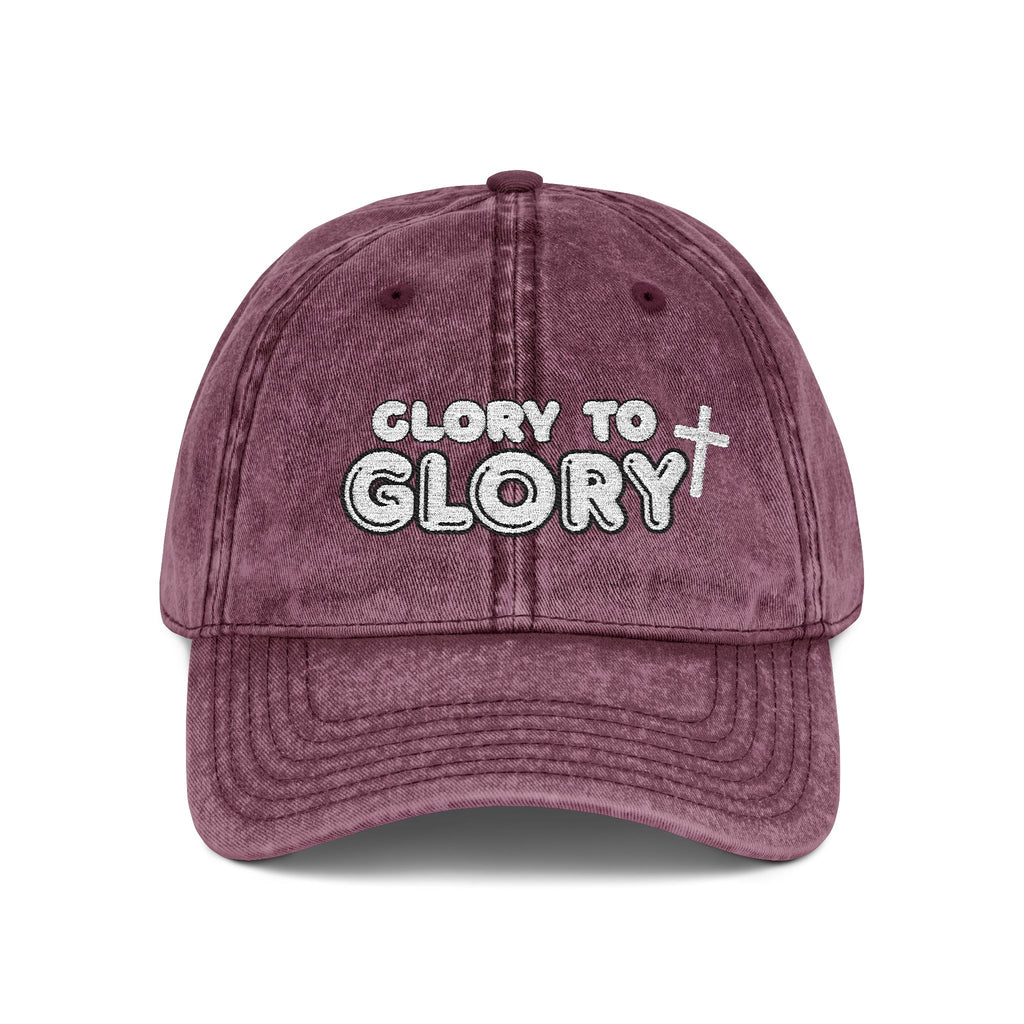 “Glory to Glory” Vintage Cap (Embroidery)