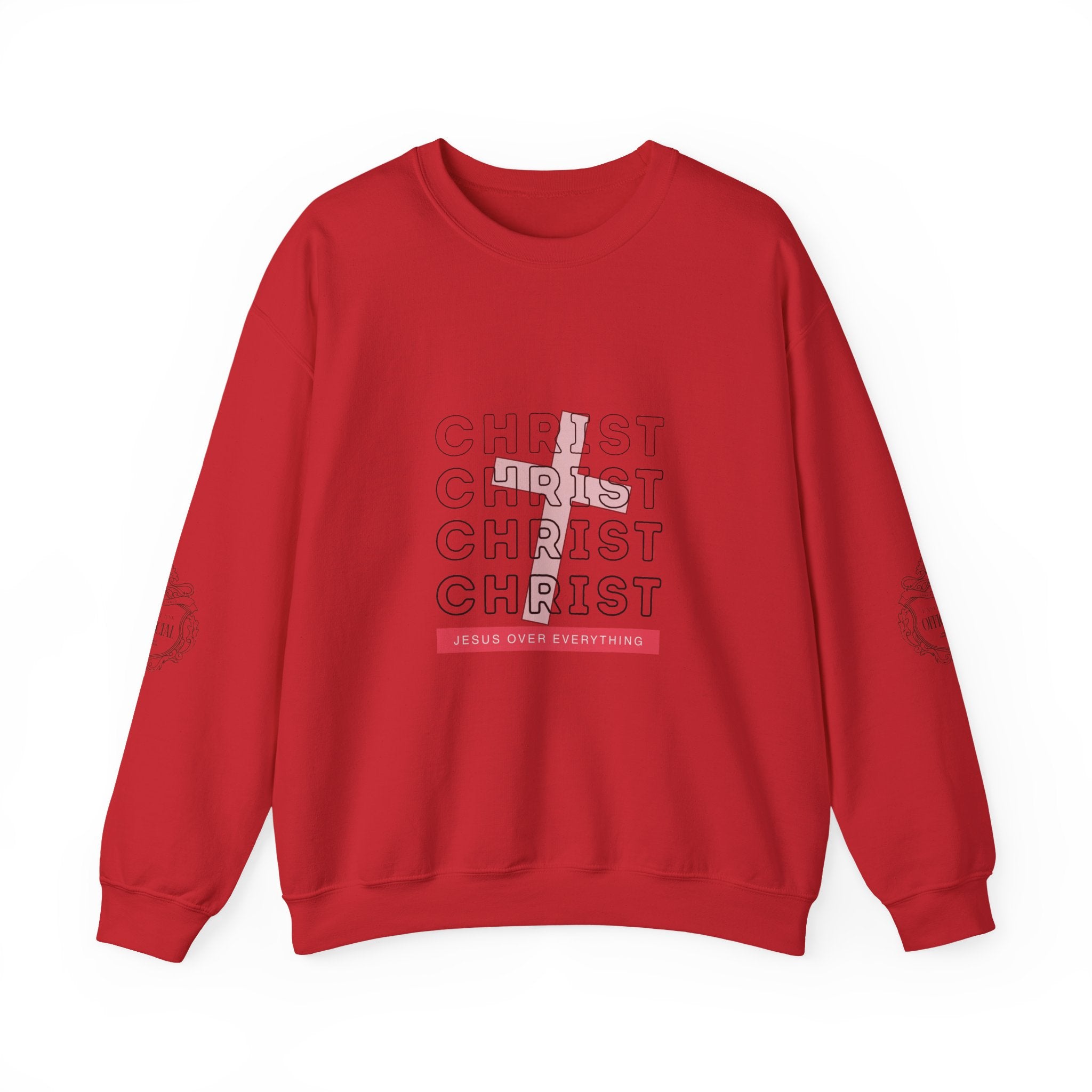 “Jesus Christ Over Everything” Crewneck Sweatshirt