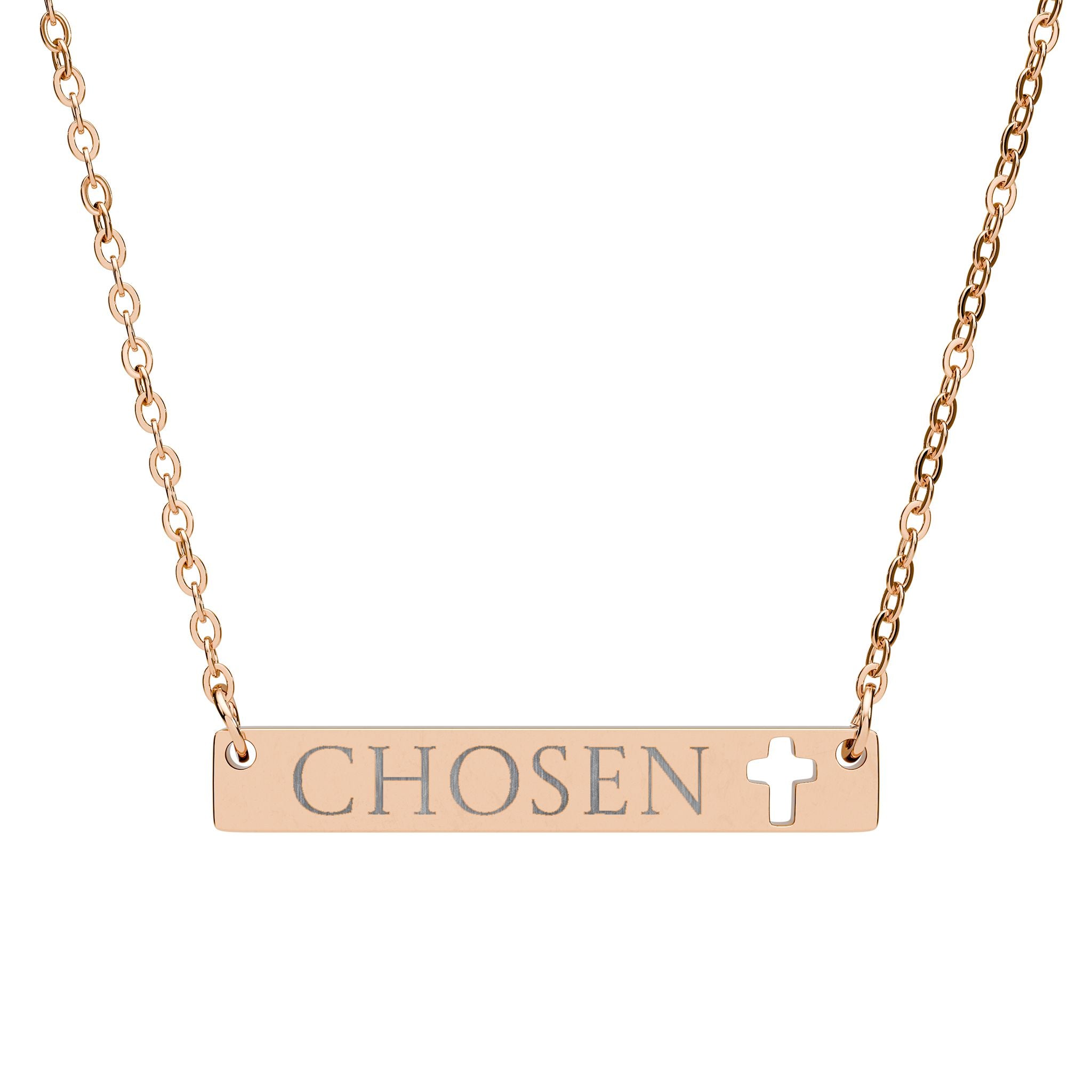 “CHOSEN” Engraved Pendant