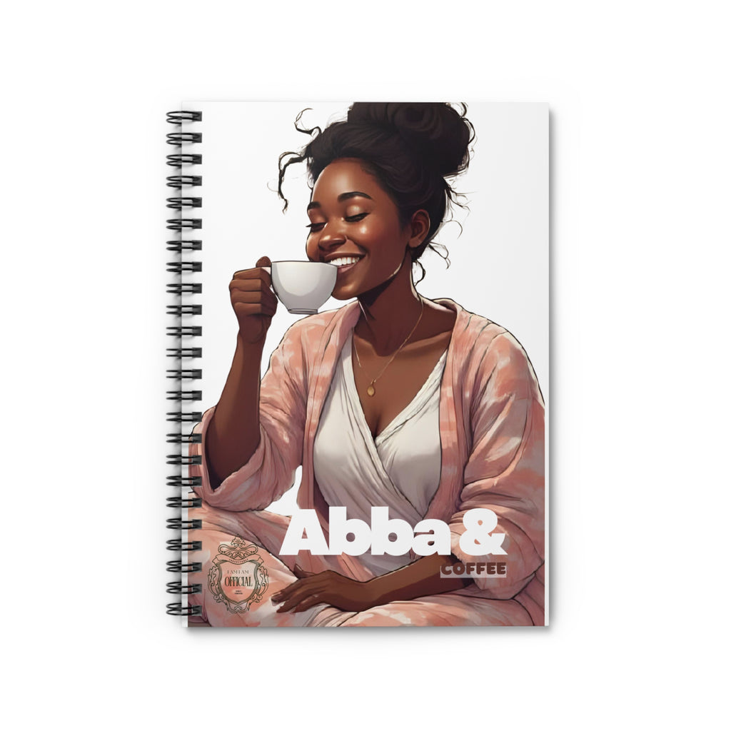 Abba & Coffee Version 01- Spiral Notebook