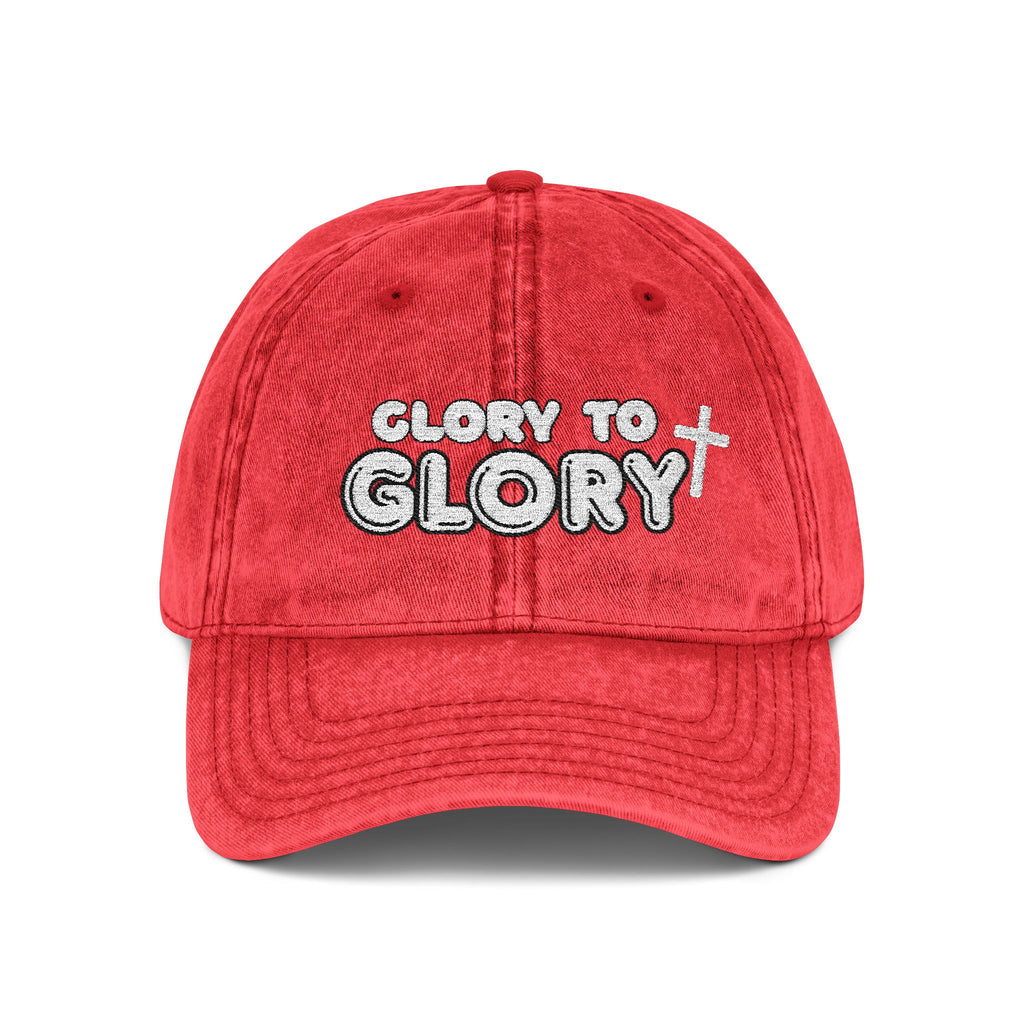“Glory to Glory” Vintage Cap (Embroidery)