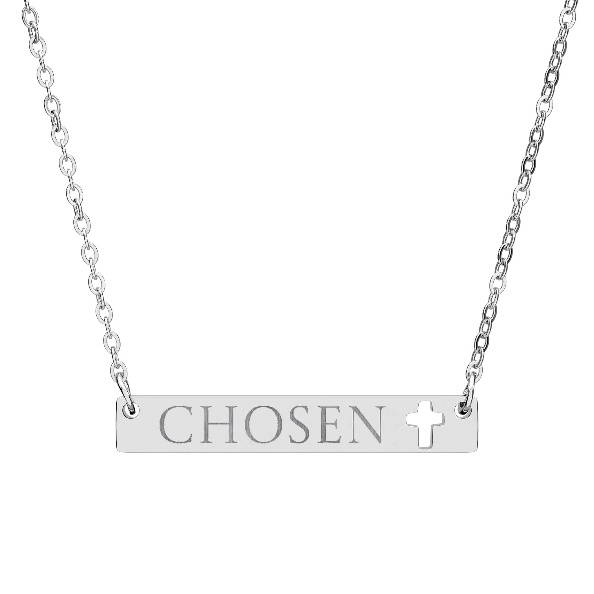 “CHOSEN” Engraved Pendant